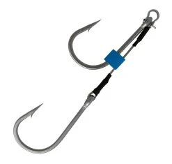 Black Magic Closed Gape Twin Hook Shackle Rig