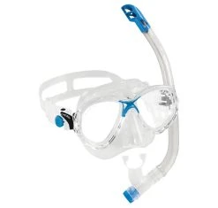 Cressi Marea VIP Jnr Mask And Snorkel Set -Alvey shop cressi marea jr vip mask snorkel set clear blue