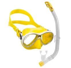 Cressi Marea VIP Jnr Mask And Snorkel Set -Alvey shop cressi marea jr vip mask snorkel set yellow