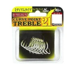 Shout® Shout Curve Point 21 Trebles -Alvey shop curve treble 6 3