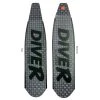 DiveR Innegra Grey Medium Fin Blades -Alvey shop diver innegra grey fin blades