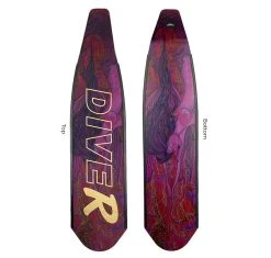 DiveR Composite Pink Mermaid Fin Blades