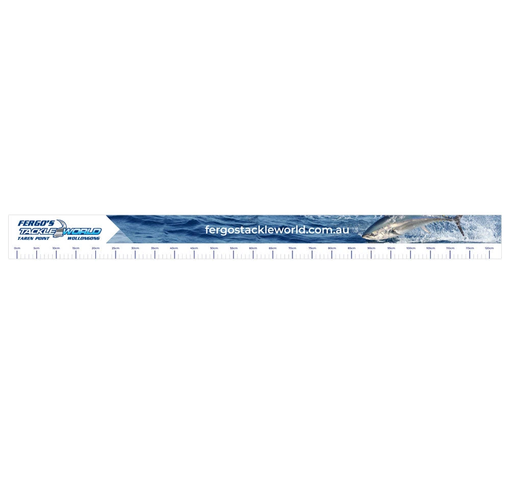 Fergo's Tackle World 120cm Fish Measuring Sticker - Tuna 4 Fergo's Tackle World 120cm Fish Measuring Sticker - Tuna - Image 2