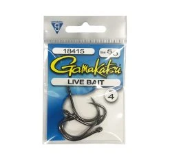 Gamakatsu Live Bait Hooks -Alvey shop gamakatsu live bait hook 5 0
