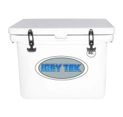Icey Tek 40L Hard Cooler White