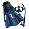 Ocean Pro Ceduna Mask, Fin & Snorkel Set 1 Ocean Pro Ceduna Mask, Fin & Snorkel Set -Alvey shop ocean pro ceduna mask snorkel fin set blue black