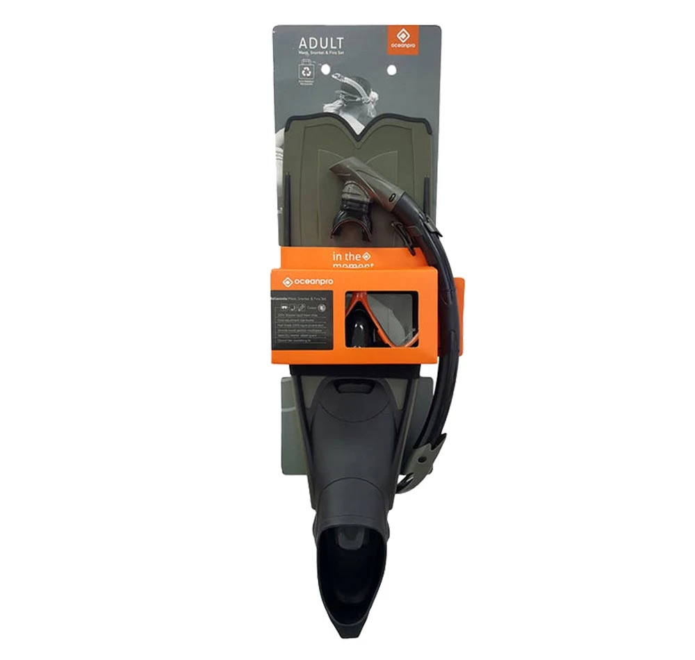 Ocean Pro OceanPro Mallacoota MSF Set Black/Grey/Orange 4 Ocean Pro OceanPro Mallacoota MSF Set Black/Grey/Orange - Image 2