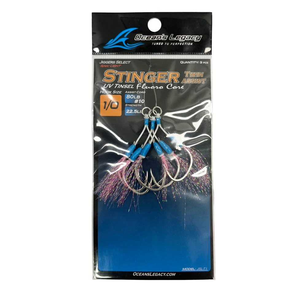 Oceans Legacy Stinger Twin Assist Hooks 3 Oceans Legacy Stinger Twin Assist Hooks