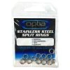 Optia Stainless Steel Split Rings -Alvey shop optia stainless steel split rings size 10 2 2
