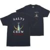 Salty Crew 'Tailed' Navy T-Shirt -Alvey shop salty crew tailed navy t shirt