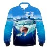 Tackle World Samaki Mako Kids Fishing Shirt -Alvey shop samaki mako fishing shirt front