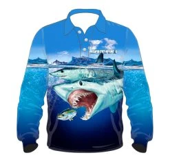Tackle World Samaki Mako Kids Fishing Shirt