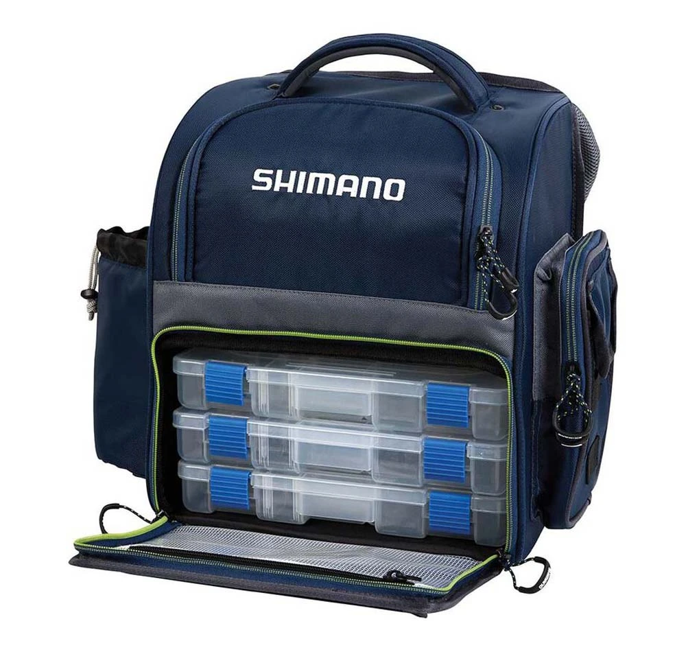 Shimano Medium Tackle Backpack With Trays 3 Shimano Medium Tackle Backpack With Trays