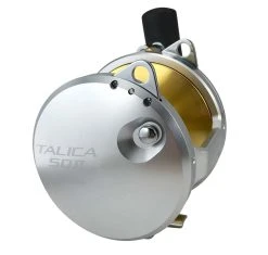 Shimano Talica 2 Speed Reel -Alvey shop shimano talica 2 speed reel side view
