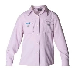 Shimano TW Kids Vented Fishing Shirt Lilac