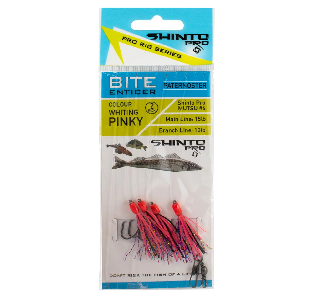 Shinto Pro Bite Enticer Paternoster Mutsu Circle Rig 2pk Size #6 5 Shinto Pro Bite Enticer Paternoster Mutsu Circle Rig 2pk Size #6 - Image 3