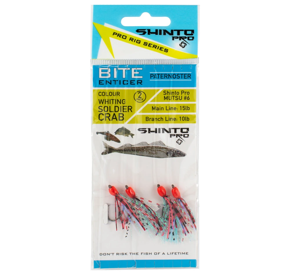 Shinto Pro Bite Enticer Paternoster Mutsu Circle Rig 2pk Size #6 6 Shinto Pro Bite Enticer Paternoster Mutsu Circle Rig 2pk Size #6 - Image 4