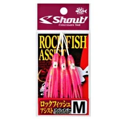 Shout® Shout Rockfish Assist Hooks Pink