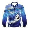 Tackle World Mako Shark Adults Fishing Shirt -Alvey shop tackle world angler series mako shark adults fishing shirt