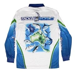 Tackle World Ausfish Kids Fishing Shirt Size 16