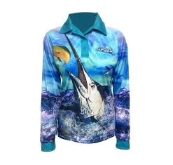 Tackle World Marlin Girls Fishing Shirts -Alvey shop tackle world ladies marlin fishing shirt 2 2 1 1
