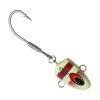 Vexed Dhu Bomb Jighead -Alvey shop vexed dhu bomb jig head red glow