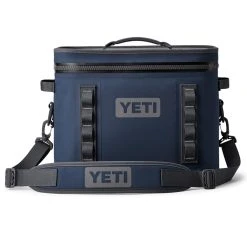 Yeti Hopper Flip 18 Soft Cooler -Alvey shop yeti hopper flip 18 navy front strap