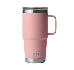 Yeti Rambler 20oz Travel Mug With StrongHold Lid (591ml) 17 Yeti Rambler 20oz Travel Mug With StrongHold Lid (591ml) -Alvey shop yeti rambler 20oz travel mug with stronghold lid colour sandstone pink