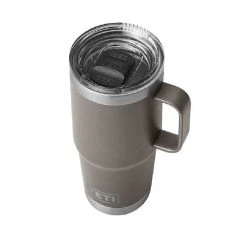 Yeti Rambler 20oz Travel Mug With StrongHold Lid (591ml) 14 Yeti Rambler 20oz Travel Mug With StrongHold Lid (591ml) -Alvey shop yeti rambler 20oz travel mug with stronghold lid colour sharptail taupe top