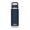 Yeti Rambler 26oz Bottle With Chug Cap (769ml) -Alvey shop yeti rambler 26oz bottle with chug cap colour navy