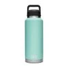 Yeti Rambler 46oz Bottle With Chug Cap (1.36L) -Alvey shop yeti rambler 46oz bottle with chug cap colour seafoam