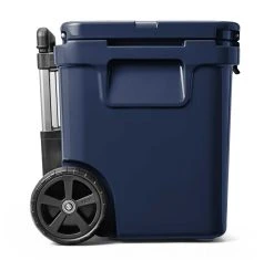 Yeti Roadie 48 Wheeled Hard Cooler -Alvey shop yeti roadie 48 wheeled hard cooler colour navy side
