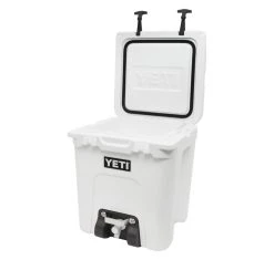 Yeti Silo 6G 22.7L Water Cooler White -Alvey shop yeti silo 6 g 2 2 7 water cooler side open